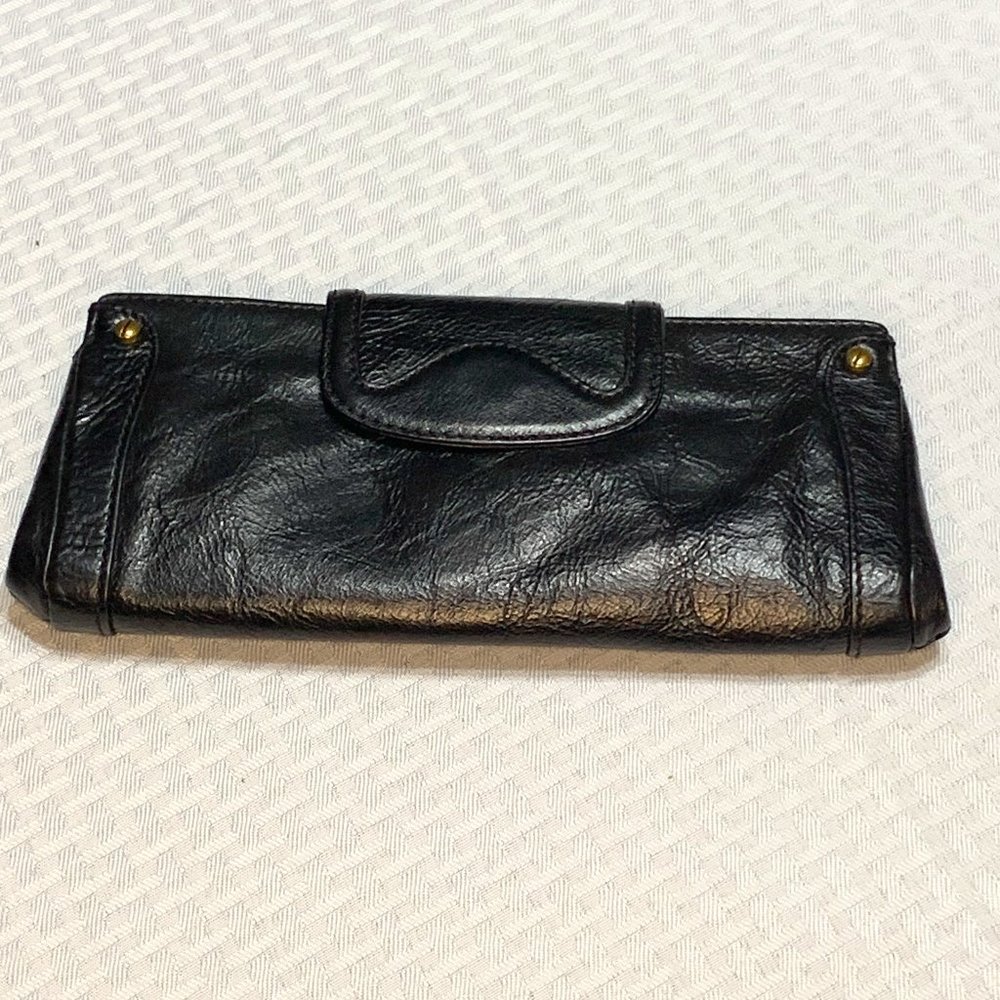 Cole Haan Black Leather Clutch